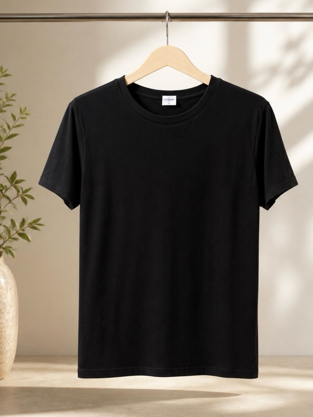 Classic Black Crew Neck T-Shirt - Old Navy